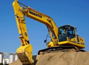 komatsu excavator undercarriage track maintenance